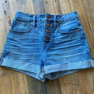 Madewell jean shorts